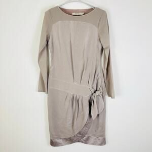 Reiss cocktail dress 100%silk waist tie detail size US 4